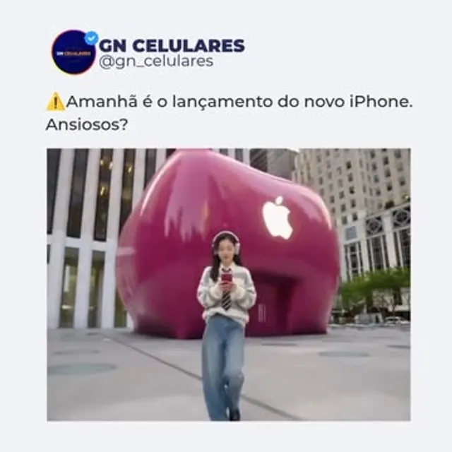 Post no Instagram de GN Celulares