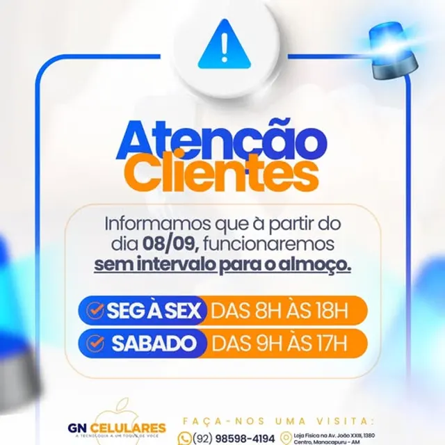 Post no Instagram de GN Celulares